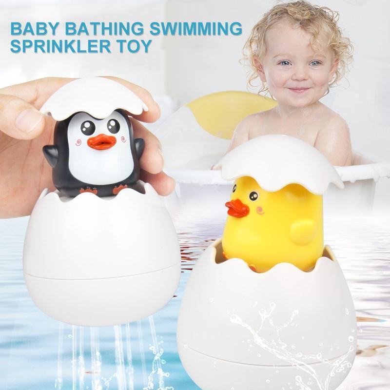Unisex Kids Floating Bath Sprinkler Toy with colorful water spray, perfect for toddlers' bathtime fun