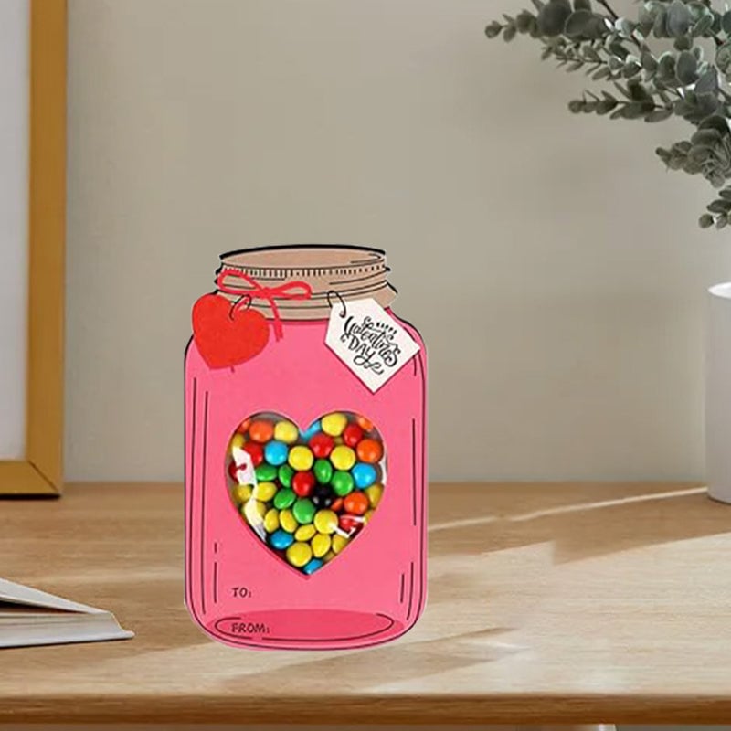 Wishing jar greeting card kit, an excellent papercraft activity for young celebrators