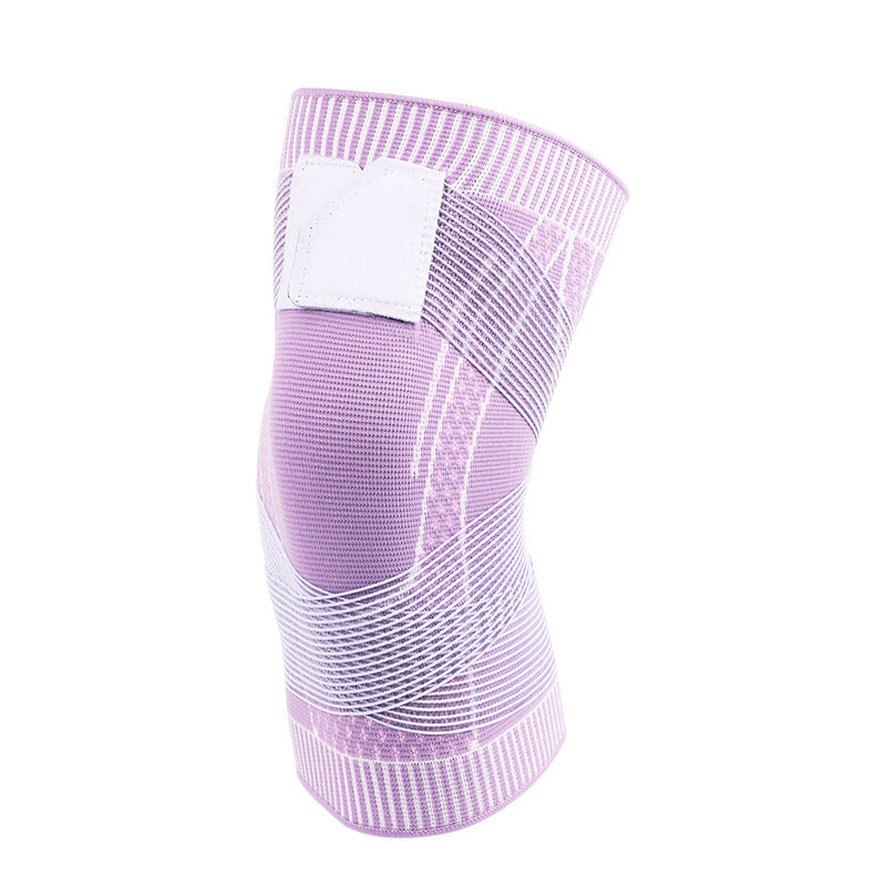 Packaging of a unisex knitted compression knee sleeve, emphasizing its use for athletic recovery