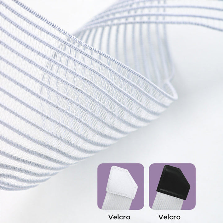 Detailed texture of a unisex knitted compression knee sleeve, essential for knee support & recovery