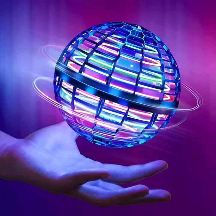 Unisex LED Flying Orb Hover Toy, a light-up rechargeable hover ball for active indoor & outdoor play.