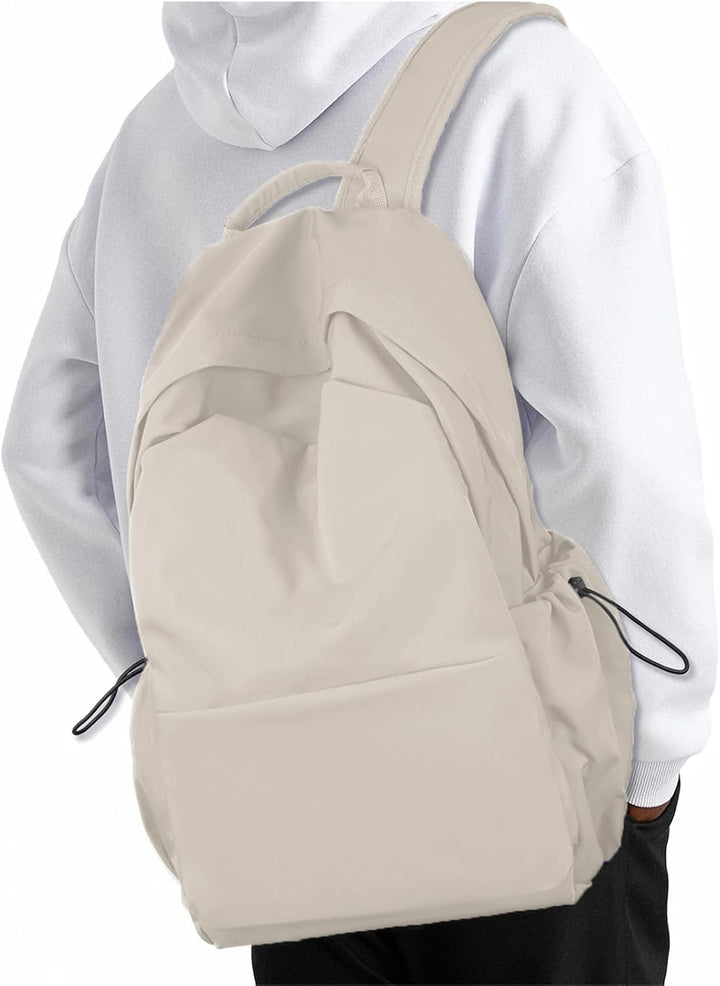 Unisex lightweight 15.6" laptop backpack, water-resistant with multi-pockets for travel & daily use.