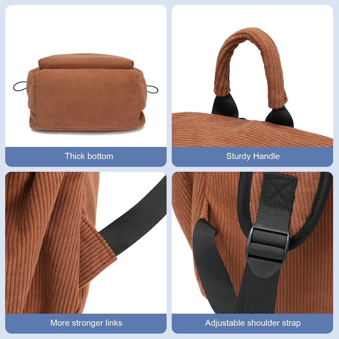 Everyday water-resistant laptop backpack, 15.6", lightweight, unisex, with quick access pockets.