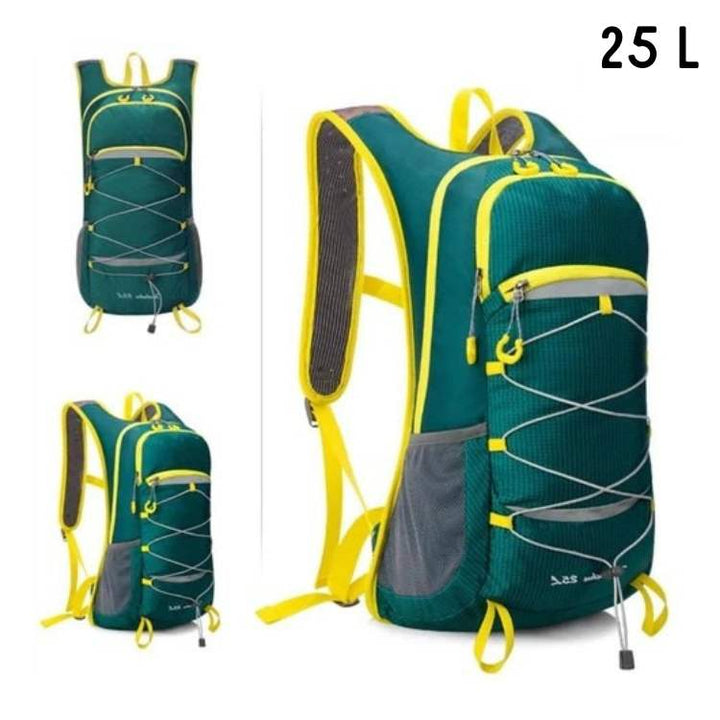Spacious lightweight hiking backpack with multiple compartments for organized outdoor gear.