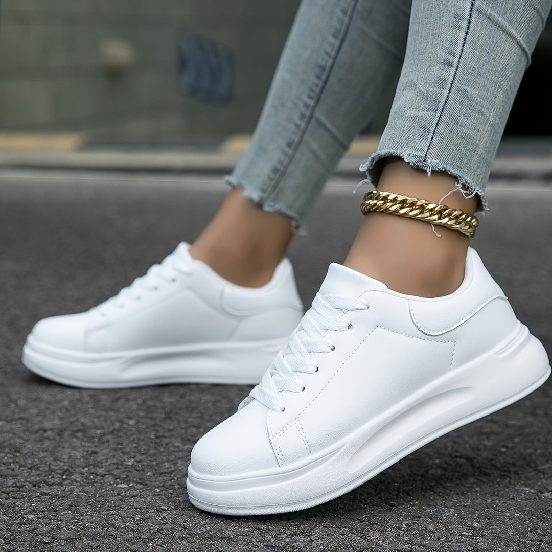 Front view of lightweight orthopedic walking shoes, designed for all-day comfort and foot pain relief.