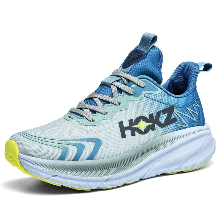 Pair of ultimate comfort unisex running shoes, ready for performance training and active support.