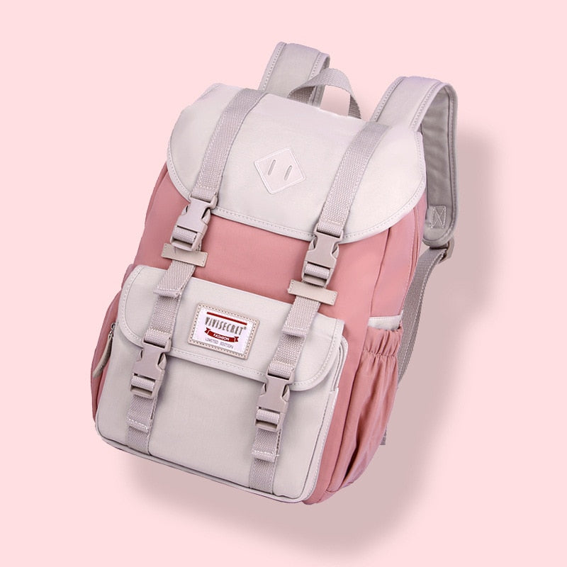 Water-resistant 20-35L multi-compartment backpack, ideal for travel, school, work, and daily commutes.