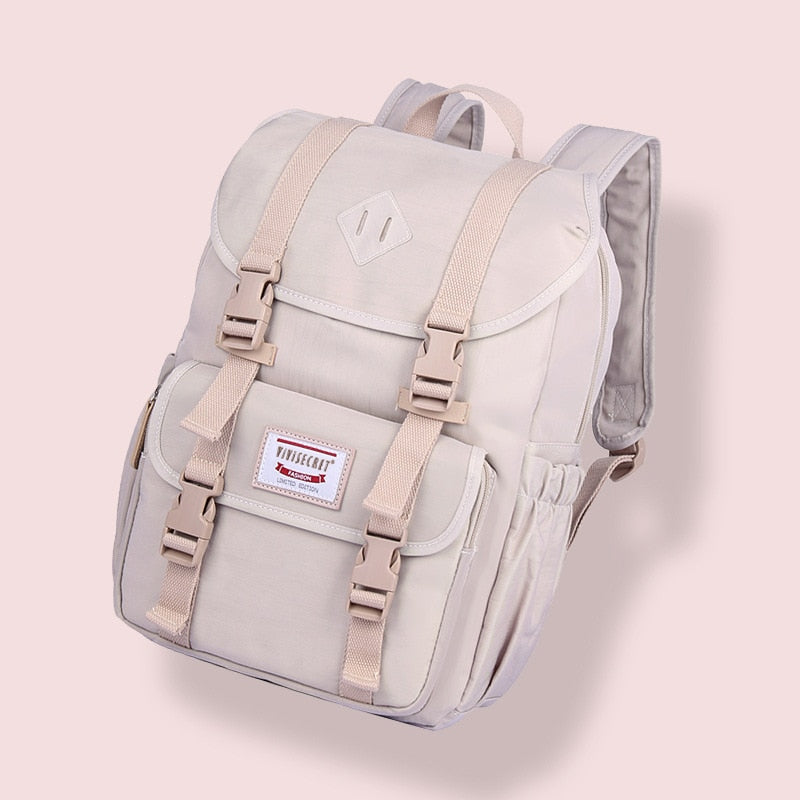 Durable lightweight unisex backpack featuring a padded laptop sleeve & water-resistant material for daily use.
