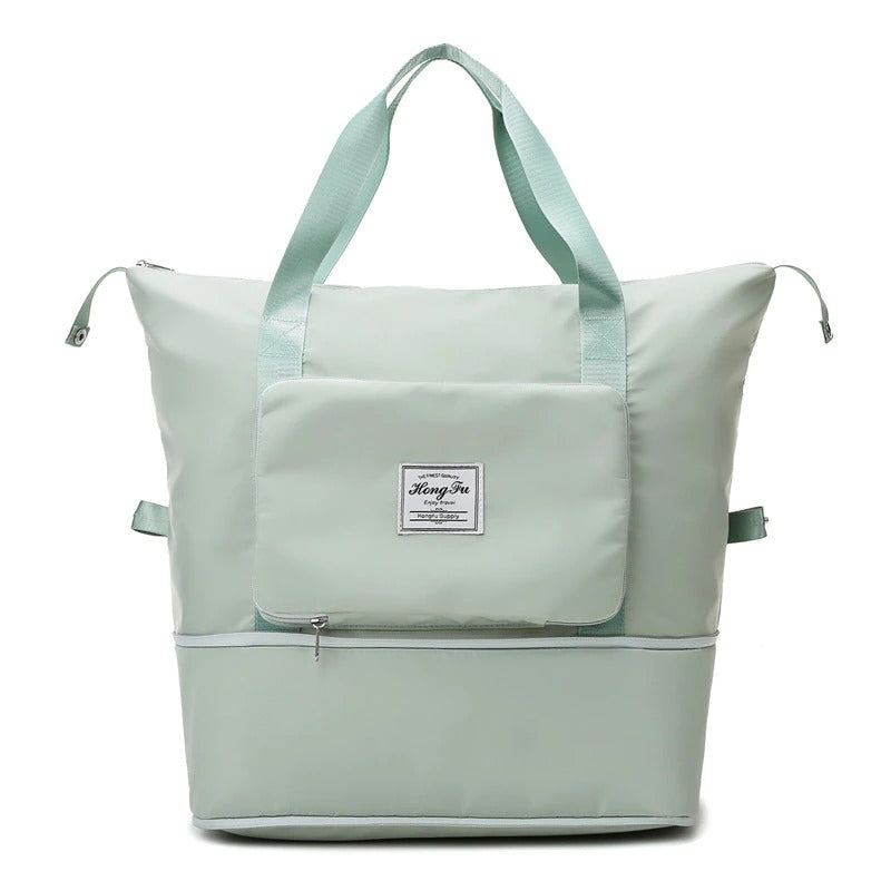 Stylish unisex weekender. Lightweight, waterproof, & durable travel bag for hassle-free carry-on luggage.