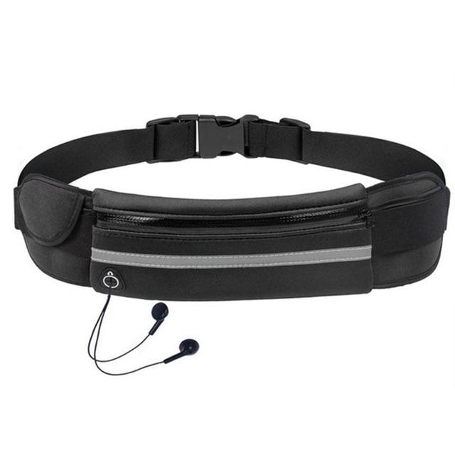 Active gear: Lightweight, waterproof sports waist bag designed for running, cycling, hiking, and travel.
