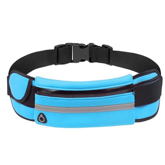 Versatile unisex waist bag: lightweight, waterproof, and durable for all your running, fitness & travel needs.