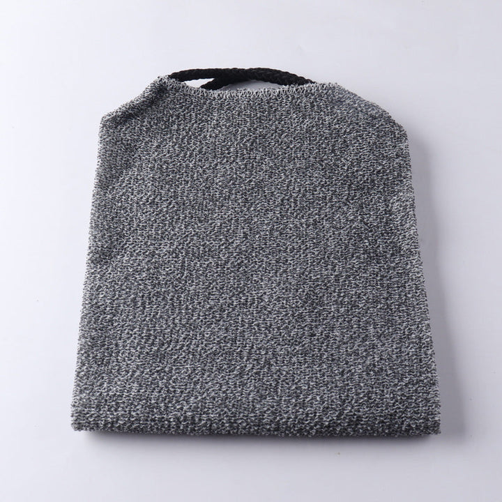 Unisex bath towel back scrubber, designed for invigorating skin exfoliation