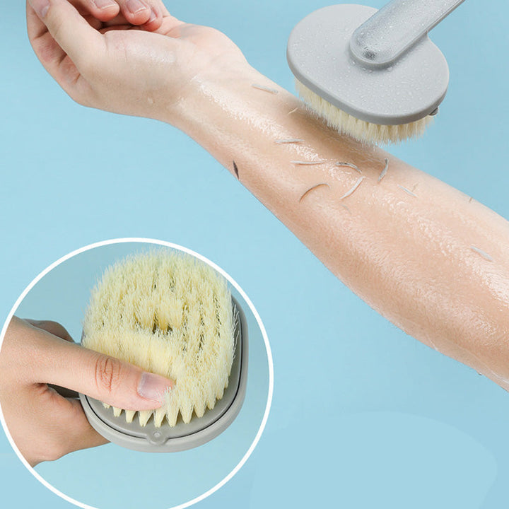 Exfoliating back scrubber bath brush, designed for effective dead skin removal