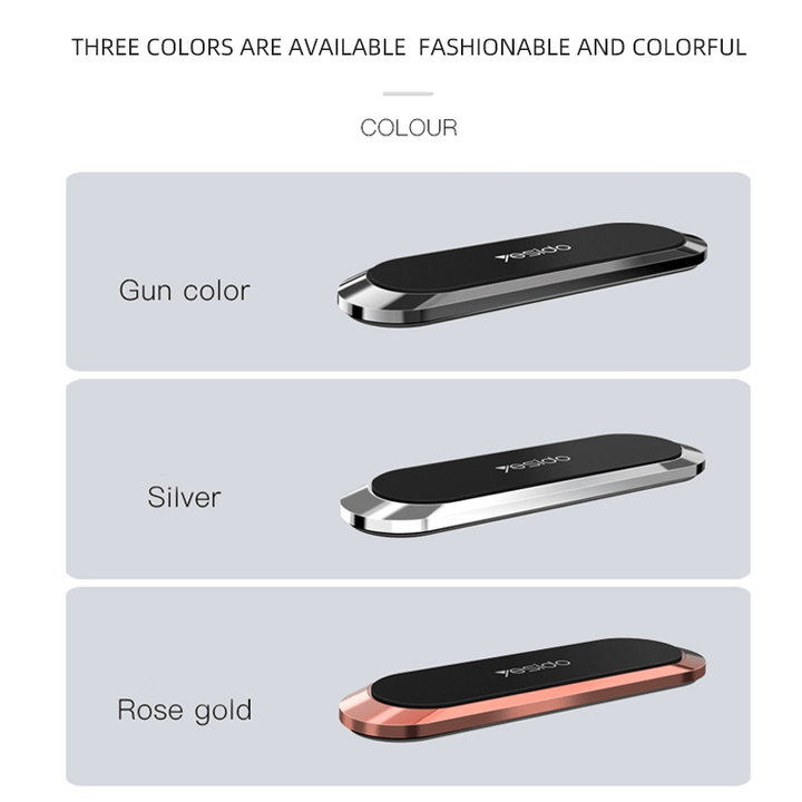 Hands-free magnetic car mount for all phones, easy installation universal vehicle accessory