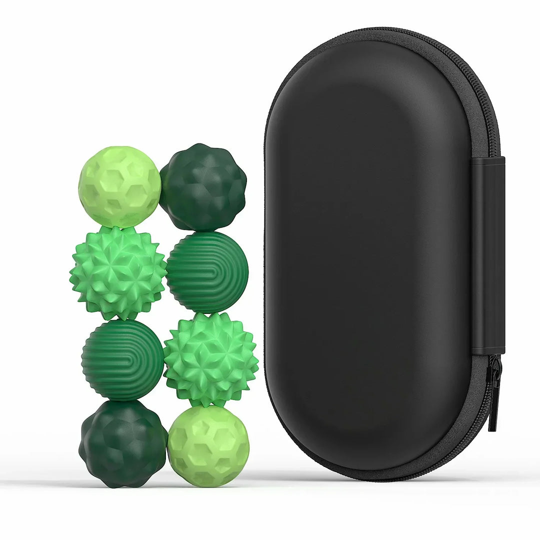 Innovative magnetic fidget spheres, CalmiSphere, for improved focus & calm. A perfect sensory stress reliever.