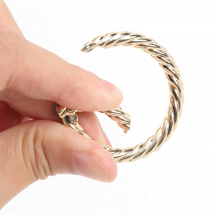 Hands-free hat saver: stylish faux leather magnetic clip for all hat types.