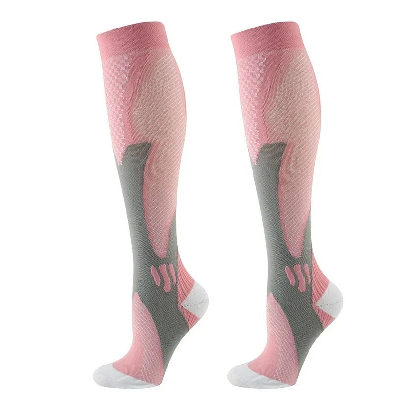 Medical grade compression stockings for varicose veins & swelling reduction. Enhances leg comfort.