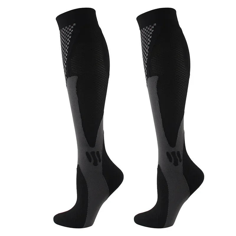 High-quality unisex medical compression stockings, promoting wellness & better circulation.