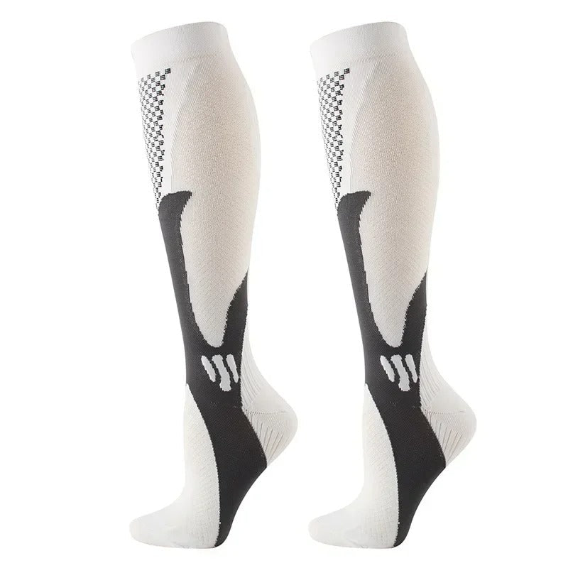 Unisex medical compression stockings. Improves leg circulation, reduces swelling, and offers daily comfort.