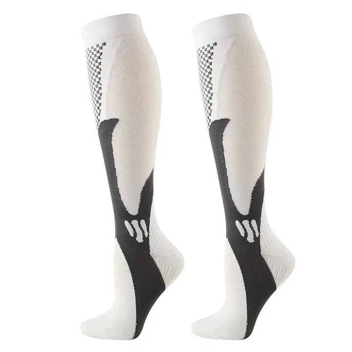 Unisex medical compression stockings. Improves leg circulation, reduces swelling, and offers daily comfort.
