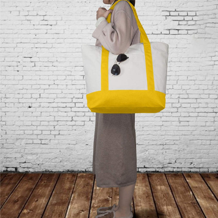 Colorful mini canvas tote bag, a vibrant accessory for casual outings and reusable needs