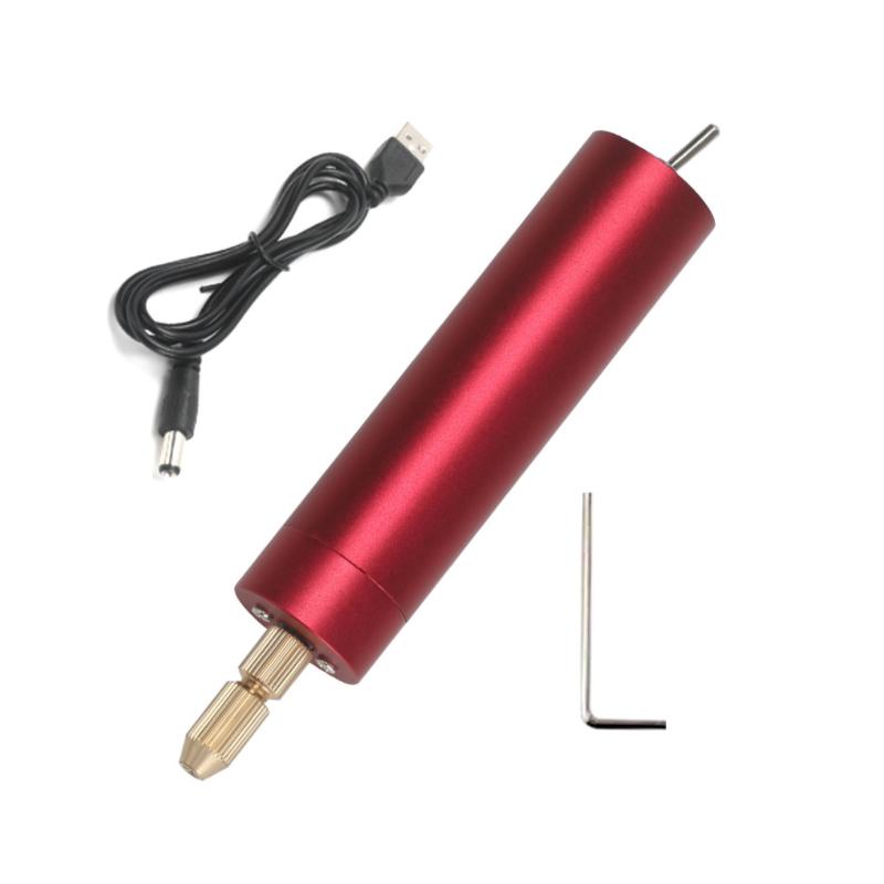 The Mini Electric Rotary Tool, a must-have for crafting, hobby work, and small DIY repairs, displayed on a workbench.