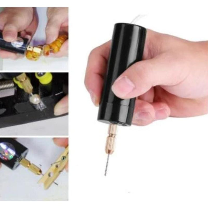 Compact electric rotary tool for precision tasks, perfect for hobbyists and detailed crafting projects.
