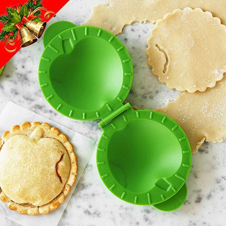 Mini Pie Maker Kit: dough cutter for pastry circles and press for forming mini pies, essential baking tool