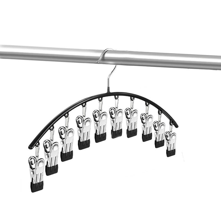 High-quality stainless steel hanger, a versatile tool for any laundry room or closet organization project.