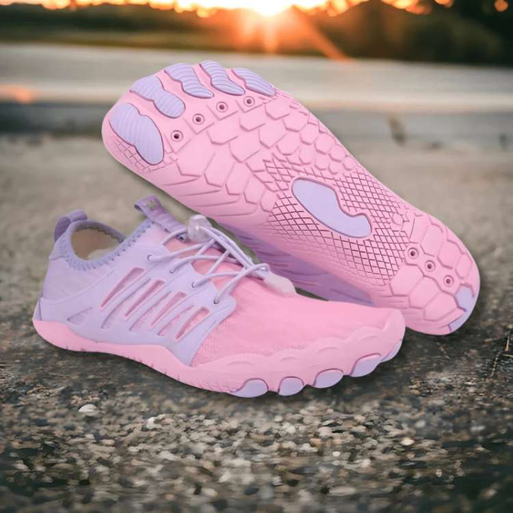 Unisex non-slip barefoot shoes for natural trail running, walking, & active outdoor use, supporting natural foot movement.