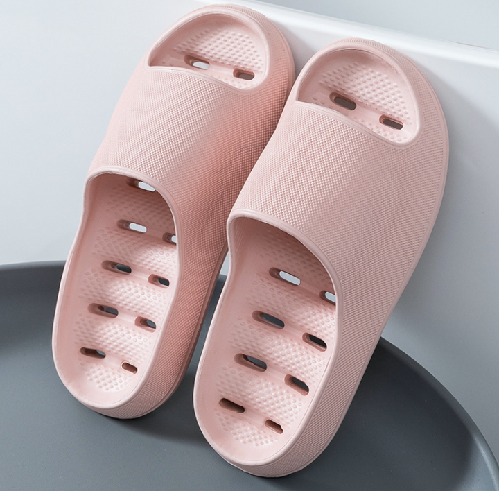 Unisex non-slip soft cloud bathroom slippers, perfect for shower and home comfort.