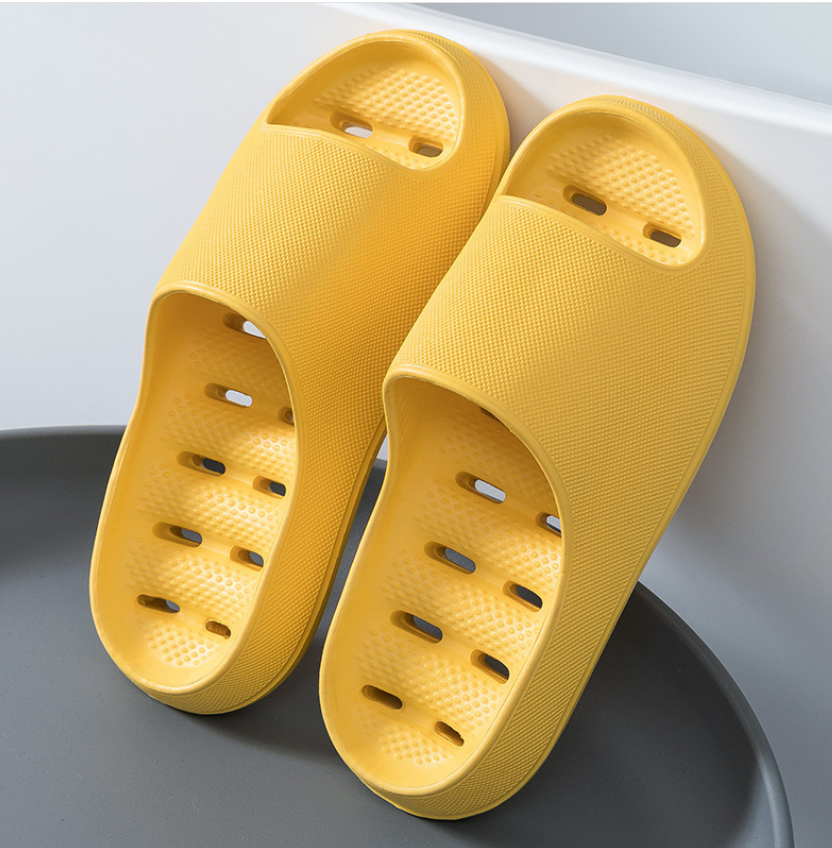 Casual unisex soft slide sandals for home, bathroom, or spa. Non-slip design ensures safe indoor wear.