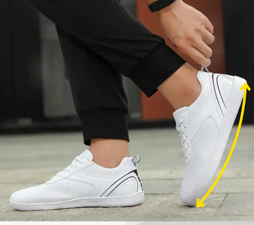 Ergonomic unisex orthopedic sneakers for natural comfort, ideal for walking & pain relief.