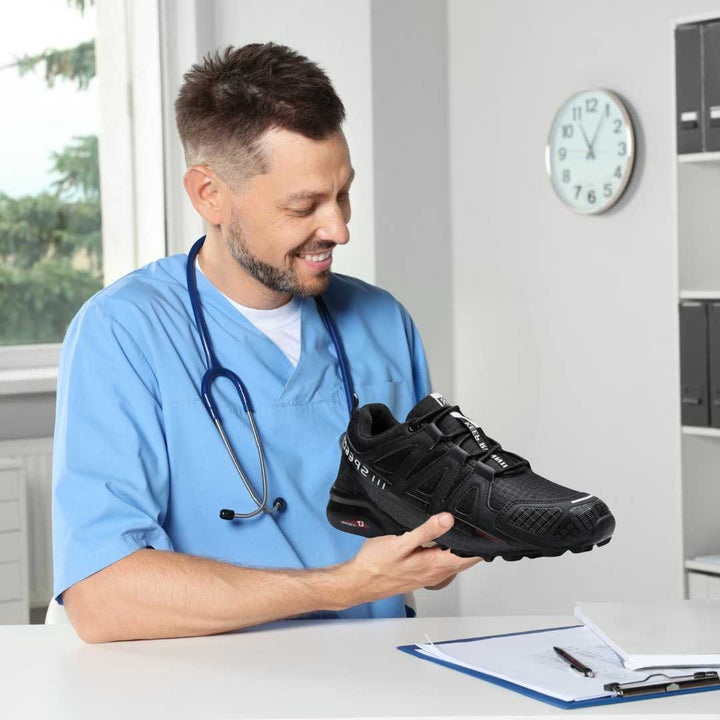 Ergonomic orthopedic hiking footwear, designed for maximum comfort & support.
