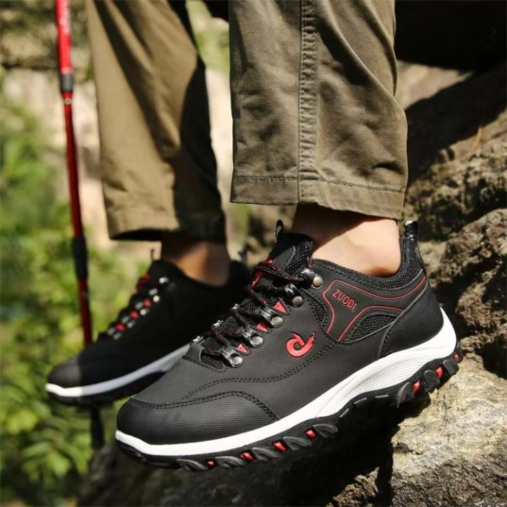 Ergonomic unisex hiking shoes with arch support, providing superior comfort for long walks & outdoor trails.