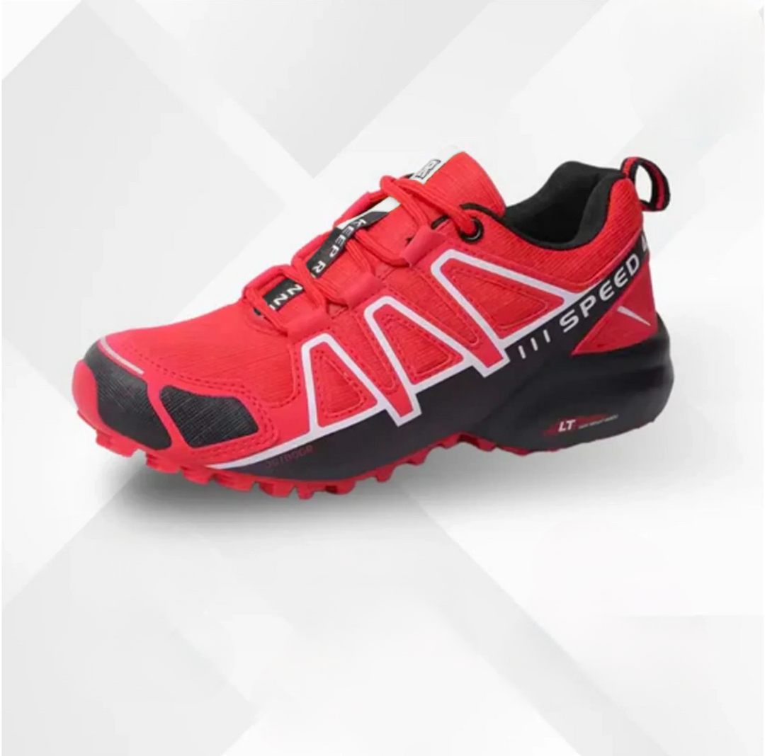 All-terrain trekking shoes with advanced orthopedic support for pain relief.