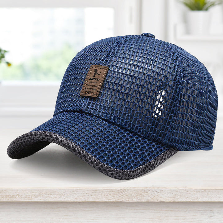 Lightweight unisex outdoor hat, quick-dry material and mesh design, perfect for sun protection during summer sports.