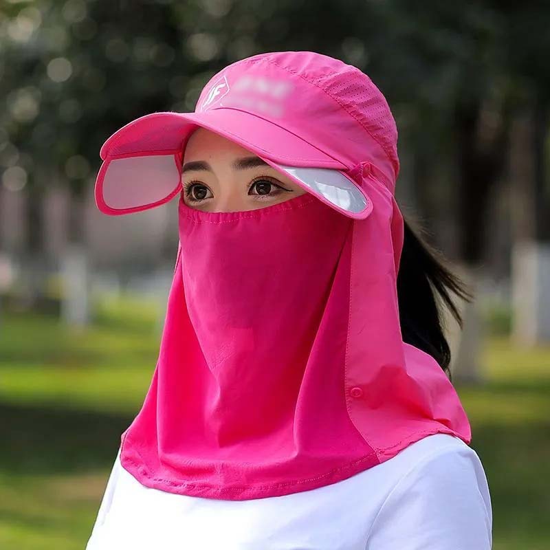Detail of the wide brim on a UPF 50+ outdoor hat, providing ample facial sun protection