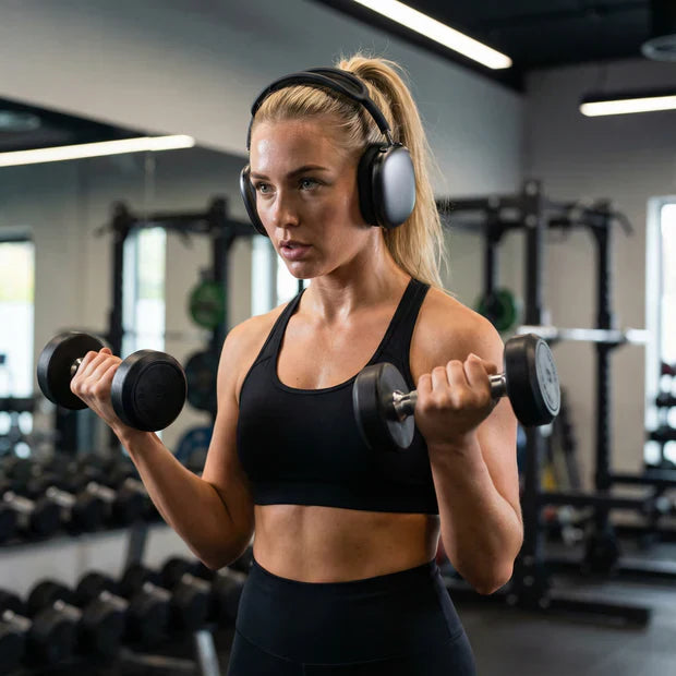 Unisex Bluetooth over-ear headphones delivering premium audio & ANC technology.