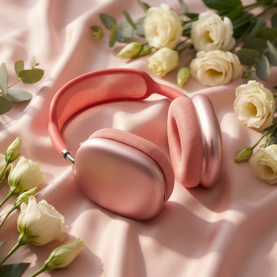 Wireless over-ear headphones with ANC, offering clear sound and deep bass for music lovers.