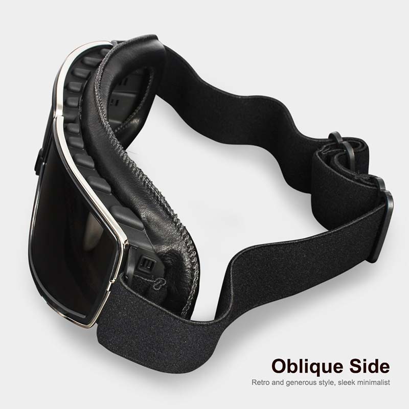 Clear lens over-glasses goggles, anti-fog, UV protection, unisex, for motorcycle & biking safety.