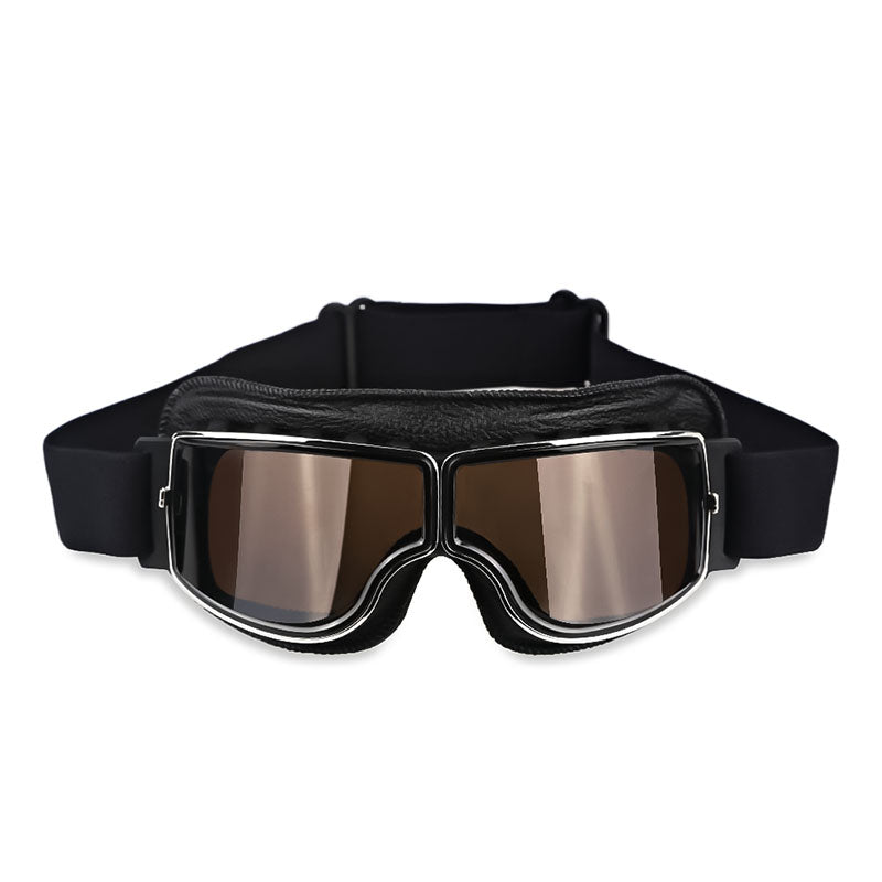 Unisex over-glasses goggles, anti-fog & UV protection for safe motorcycle riding & outdoor activities.