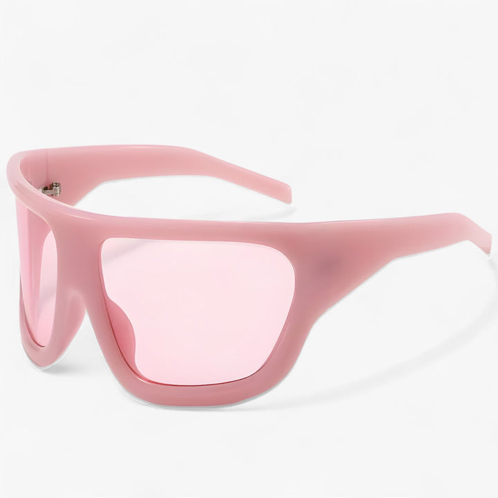 Unisex oversized steampunk sports wraparound sunglasses, perfect for cycling & outdoor activities.