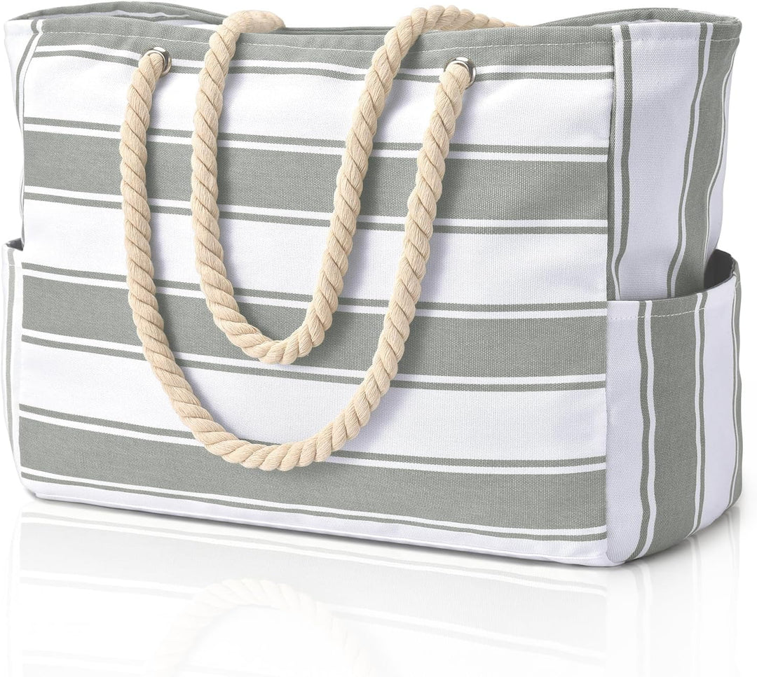 Sandproof travel bag, designed to keep the beach where it belongs – outside.