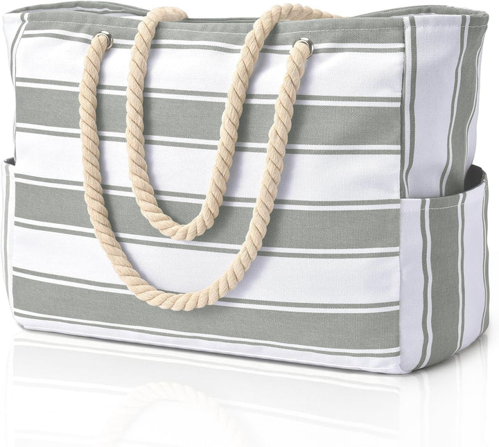 Sandproof travel bag, designed to keep the beach where it belongs – outside.