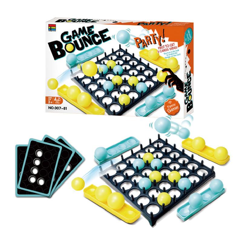 Unisex Party Bouncing Ball Game in action, balls mid-air, dynamic tabletop fun, engaging gift (80-120 chars)