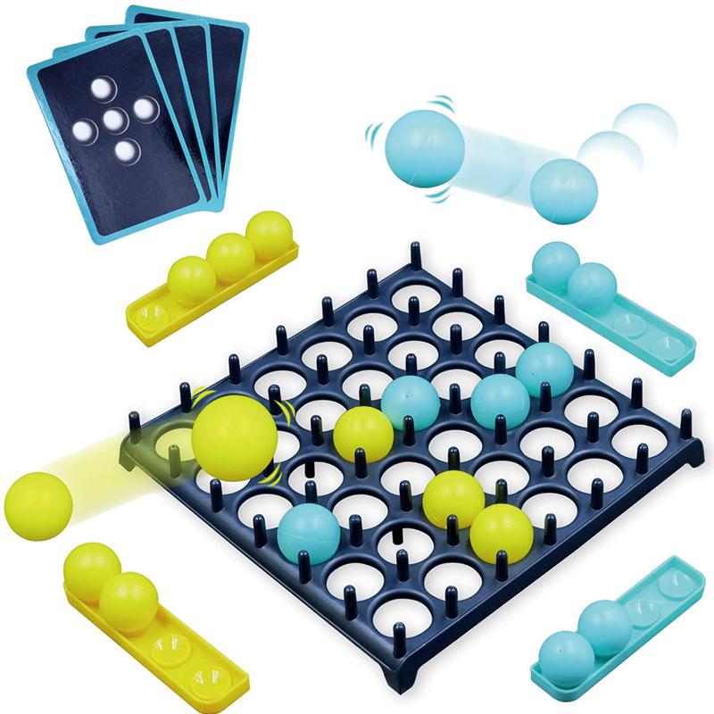 Children excitedly bouncing balls in Unisex Party Game, developing skills, family social fun gift (80-120 chars)