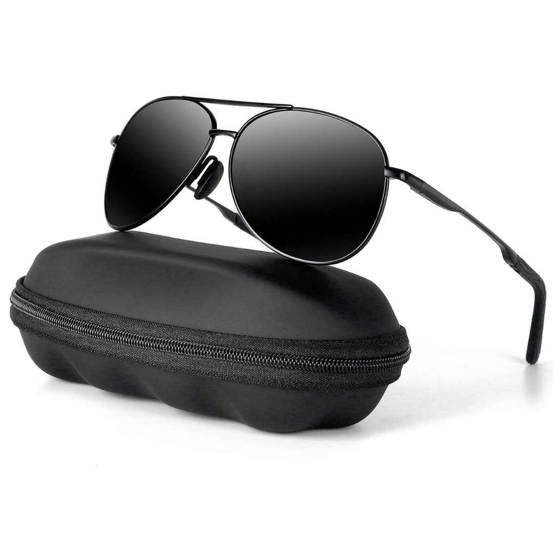 Glare-reducing aviator shades for driving & fishing. Essential eye protection.