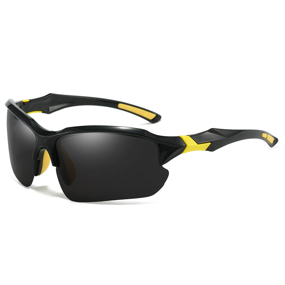 New unisex polarized sport sunglasses, premium outdoor gear with UV protection for athletes & adventurers.