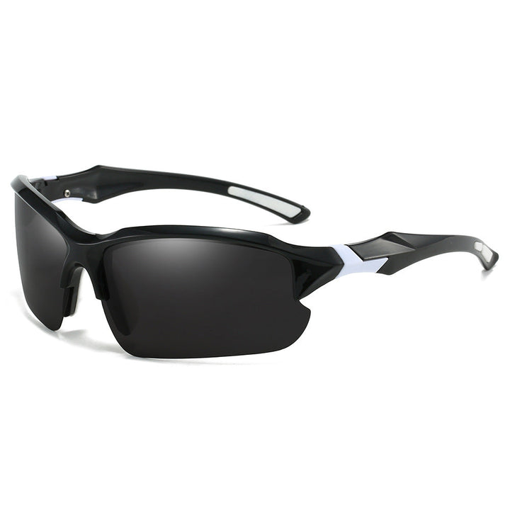 Polarized sport sunglasses: unisex design, superior glare reduction, 100% UV protection for outdoor clarity.
